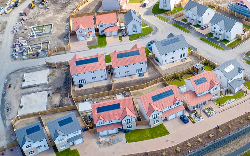 Housing development under construction / iStock: 1391746594